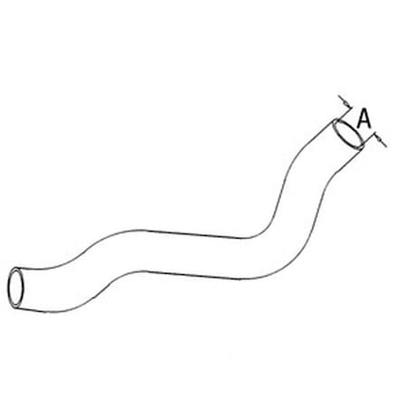 Aftermarket New Upper Radiator Hose Fits Ford New Holland Tractor 9000 1 34 D2NN8260C